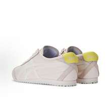 Asics Authentic Onitsuka Tiger Mexico 66 Leather Sneakers - White/Blue/Red Classic Low-Top | Premium Japanese Heritage Footwear | Slim-Profile Lightweight Trainers - 粉紅色 黃色 - 查看 5