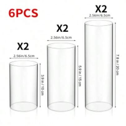 Candle Holders, Glass Vases, Transparent Hydroponic Glassware, Wedding Decorations