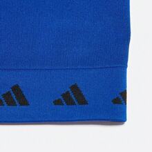 Adidas Sujetador deportivo de espalda de corredor de punto para mujer, ropa interior atlética para fitness, yoga y entrenamiento JN6499 - zafiro - Ver 3