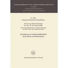 Aufarbeitung Von Kupferendelektrolyten Durch Dialyse Und Elektrodialyse (Paperback) By Helmut Winterhager - Single Book - View 3
