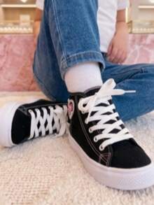 Kids Tennis Shoes - Black - View 3