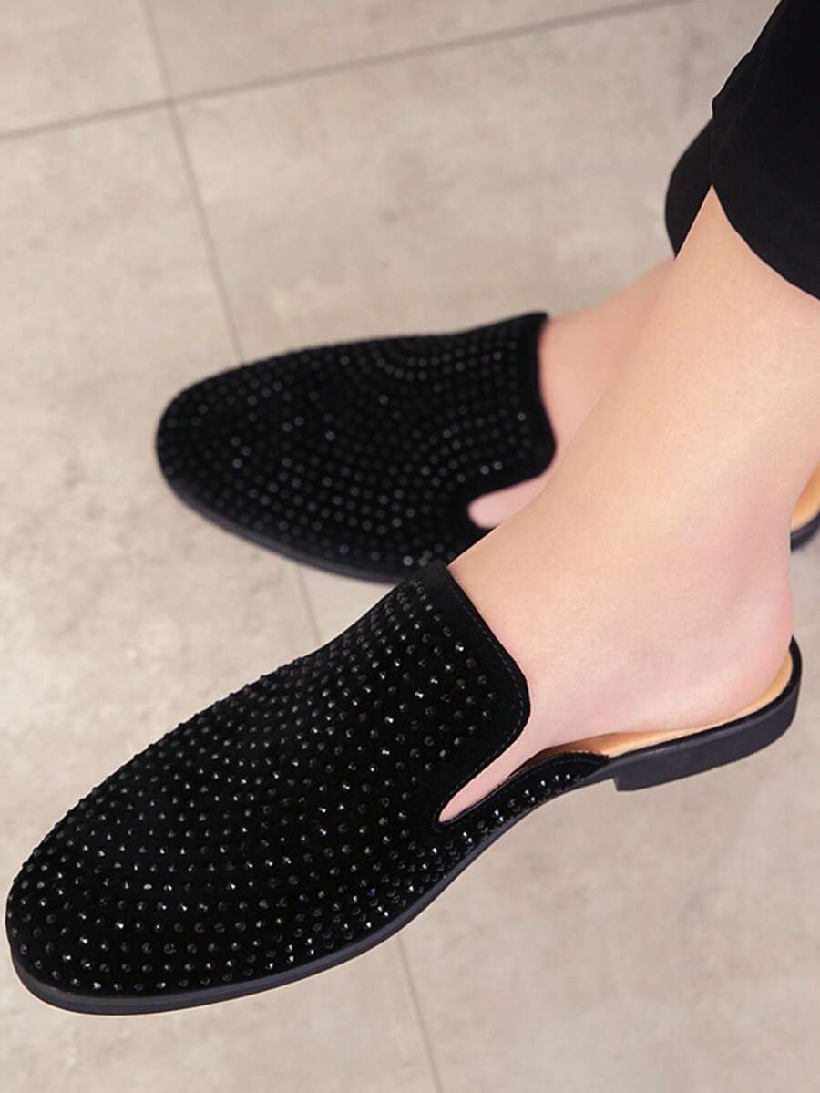 Men's Business Thick Sole Dress Loafers, PU Leather Shoes For Daily Wear And Formal Occasions