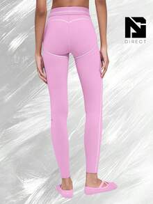 Airbrush High-Waist 7/8 Heart Throb Legging - Candy Heart Pink - 查看 2