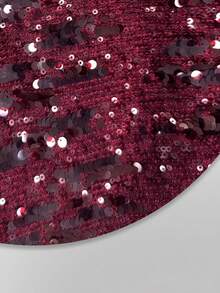 Women's New Leopard Print Beaded Embroidered Casual Shorts, Versatile For All Seasons Vacation Summer - Burgundy - View 7