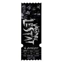 Gothic Vampire Concert Ticket Acrylic Bookmark Dark Horror Page Marker Reading Accessory - Square - View 17