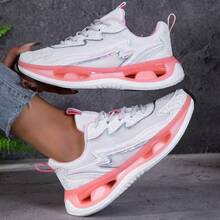 2026 Summer New Fashion Comfortable Soft Sole Sports Shoes Breathable Popcorn Sole Mesh Running Shoes For Women - White - View 2
