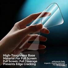 3pcs 2026 Newest Black Edge Tempered Glass Screen Protector For Moto Phone, Electroplated Smooth Gaming Anti-Fingerprint Full Coverage No Obscuration No White Edge Explosion-Proof Scratch-Resistant Drop-Proof Shatter-Proof - Clear - View 7