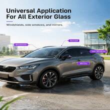 Car Glass Rain Repellent, Rearview Mirror Rain Repellent, Glass Defogger, Windshield Water Repellent, Anti-Rain, Car Rain & Fog Remover, Rearview Mirror & Windshield Rain Repellent, Long-Lasting Water Repellent, Car Window Coating Agent - Multiple Styles - View 10