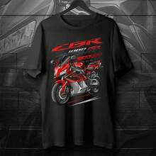 Hondas Men's And Women's T-Shirt Hondas CBR1000RR Summer Motorcycle Tee Racing Short-Sleeved Spring Cycling Off-Road Fashion Top - 款式 - 查看 1