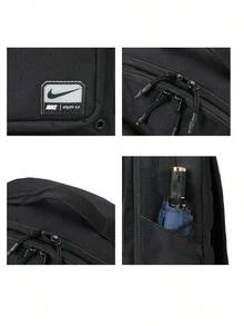 Nike Mochila Unisex UTILITY POWER BKPK - 2.0 Bolsa Deportiva Mochila Escolar Estudiante Mochila de Almacenamiento Casual FN4120-010 - Negro/Negro/Blanco - Ver 4