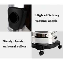 High-Power 1800W Stainless Steel Wet/Dry Vacuum Cleaner – 5 Gallon Capacity, Versatile Shop Vac - Silver - View 11