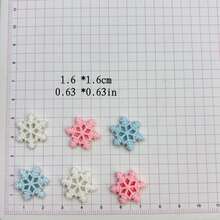 30/50pcs Mixed Original Molded Snowflake DIY Set For Earrings, Hair Accessories, Beaded Bracelets, Resin Craft Decoration Patch Material Kit (Aged 14+) - Multicolor - View 3