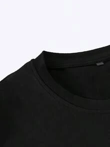 T-Shirt Tendance Homme,Fast Local Delivery - Black - View 5