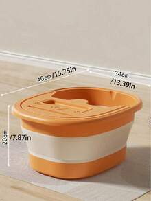 Foldable Portable Home Foot Bath Tub With Massage Beads Deep Soak Leg Tub, No Assembly Required, Easy To Store, Lightweight And Space-Saving, Dual Use For Home And Travel, Relieves Fatigue And Promotes Blood Circulation, Mother's Day Gift - Multicolor - View 9