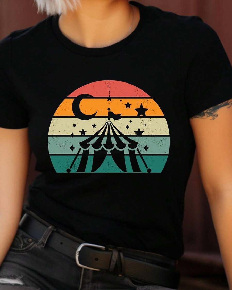 Women T-Shirts - 黑色 - 查看 1