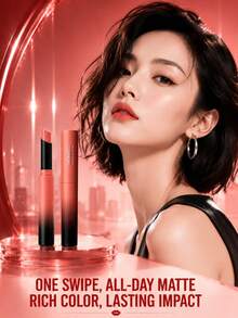 Maybelline 美寶林 Matte Mist Slim 顯色唇膏 #1099 1.7g，巧克力色調，霧面妝效，不乾澀，輕盈絲滑，豐盈唇部，適合日常上鏡妝容 - 美寶蓮霧感霧面細管唇膏 1099 - 查看 3