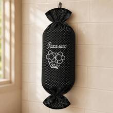 Puxa Saco Dispenser para Sacolas Plásticas - Preto - Visão 3