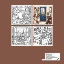 GDTME Bold Easy City Loft Coloring Book: Simple Thick Line City Loft Interior Design, Cozy Modern City Apartment Scenes, Suitable For Beginners And Adults - City Loft - View 11