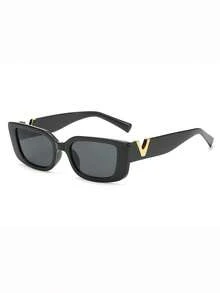 2 Pairs Women's Square Frame Fashionable Everyday Street Style Runway Travel Vacation Vintage Eyewear - Multicolor - View 4