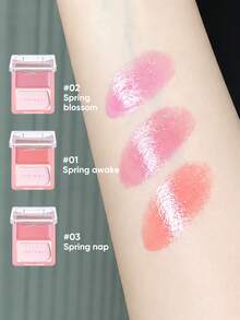 JUDYDOLL GLOW BLUSH BALM Sheer Breathable Multi-Use Balm For Face Highlighting Natural Summer Vibe Nude Makeup - #02 Spring Blossom - View 4