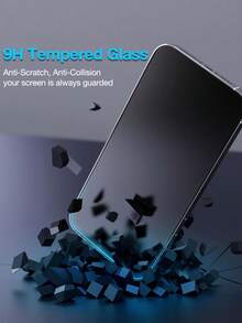 4pcs Matte Privacy Ceramic Film Compatible With IPhone 18 Pro/18 Pro Max/17/Air/17 Pro/17 Pro Max/16 Pro Max/15 Pro Max/14 Pro Max/13/12/11Pro Max, Matte Surface Anti-Peeping Anti-Fingerprint Anti-Scratch Touch Sensitive Bubble-Free High Definition Full Coverage Phone Screen Protector, Mother's Day Gift - Clear - View 3