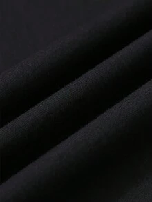 T-shirt décontracté pour femmes, 100% imprimé, à manches courtes, col rond, tendance et polyvalent, haut décontracté pour femmes. La transformation du papillon est nécessaire. - Noir - Voir 5