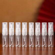1-8件組迷你透明玻璃噴霧瓶套組 - 包含1個噴頭、1個瓶蓋 - 便攜小容量噴霧瓶,適用於香水、古龍水、旅行、清潔等多用途 - 空透明噴霧瓶 - 無色 - 查看 7