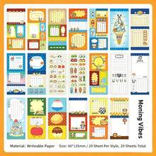Decorative Writable Note Label Stickers, Vertical Planner Journal Note Paper Tabs, DIY Scrapbooking Memo Stickers For Diary Album - one-size - View 13