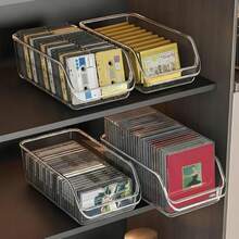 2 Piezas Organizador de CD transparente, Caja de almacenamiento de DVD Tiene una capacidad para 48 unidades e incluye estuches para CD y DVD para almacenar DVD, videojuegos y discos Blu-ray - Multicolor - Ver 7