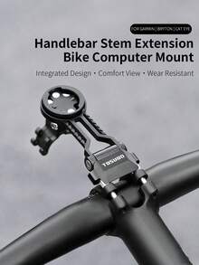 TOSUOD Road Bike Integrated Handlebar Dedicated Cyclometer Extension Mount, Multi-Function Bike Light Expansion Bracket, Lightweight Stable Bicycle Extension Bracket, Can Simultaneously Fix Cyclometer, Front Light, Action Camera, Racing Training, Daily Commute, Long Distance Cycling, Bicycle Modification Support Accessory - Multicolor - View 11