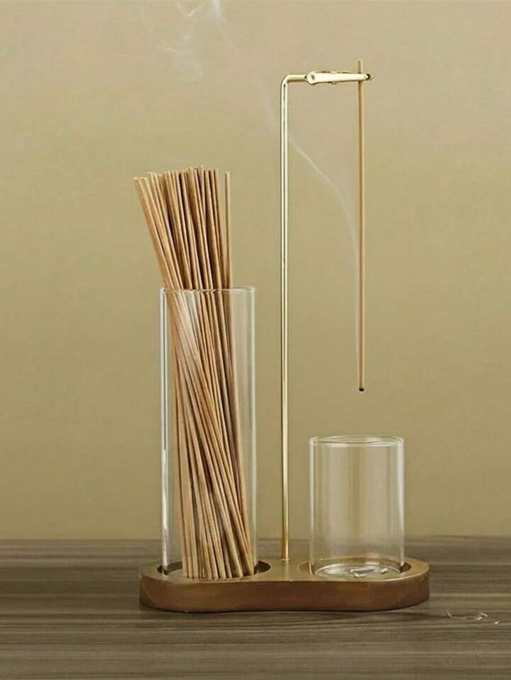 Haus Hana 2 In 1 Incense Holder, Wire Incense Clip For Anti-Ash