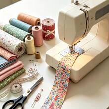 100PCS Floral Pattern Jelly Roll Fabric Strips, Soft Cotton Pre-Cut Patchwork Fabric Pack, Vintage Small Floral Prints, Perfect For DIY Sewing, Machine Quilting, Doll Clothes, Hair Accessories Craft Materials (Random Styles) - 100PCS Random Color - View 3