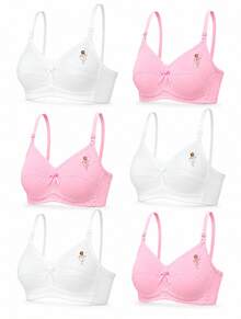 Tween Girls Bras And Bralettes - Pink - View 2