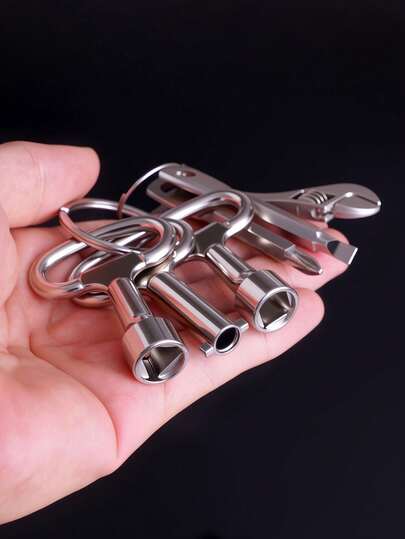 Keychain Set Featuring Various Screwdriver Bits,Nut Driver Bits,Wrenches.Suitable Home Repair Tool Kits,Keychain Accessories.Gifts.