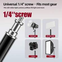 Ambitful GM09 Reverse Folding Light Stand, Portable Photography Tripod Stand, Suitable For LED Panel Lights, Flash, Softbox, Studio Photography - View 11