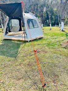 6PCS Set.12PCS Set Camping Tent Accessories Kit, Includes Tent Stakes, Wind Ropes And D-Shaped Buckles, Suitable For Outdoor Camping - Multicolor - View 3