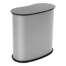 40*90*90cm Foldable, Detachable Trade Show Counter, Portable Reception Desk For Exhibitions - Black - View 9