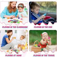 Children's Ice Cream Matching Toy, Letter And Color Recognition, Hand-Eye Coordination, Early Education Fun Toy, Enlightenment Teaching Aid For Boys And Girls (Ice Cream Color And Style Random) - Multicolor - View 5