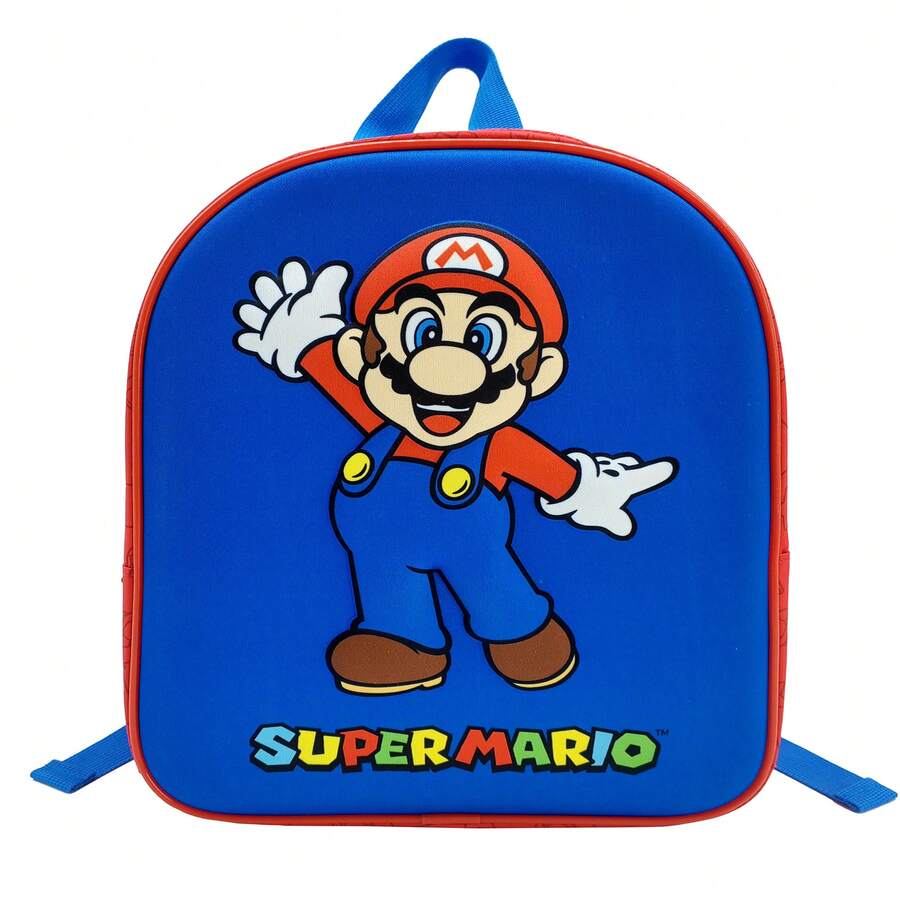 Dam SUPER MARIO BROS. SuperMario Preschool Backpack 3D Eva. Padded Back. - A - View 1