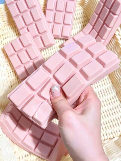 Tachimi 1pc Slow Rebound Chocolate Scented Squishy Toy, Realistic Food Sensory Stress Relief Toy, Suitable For Children, Cute Chocolate Collectible, Squeezable Chocolate/Crispy Butter Squishy Toy