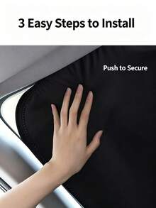 1pc Universal Car Sunshade, Upgraded Car Sun Umbrella, Easy To Install And Foldable Storage, Suitable For Sedan, SUV And Truck, Heat-Proof Sunshade Protection Device, Essential Car Sunshade For Summer - A - View 9