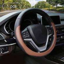 Steering Wheel Cover Car Handle Cover Ultra-Fine Fiber Leather Handle Cover Universal Car Steering Wheel Cover High-End Business Handle Cover - One Size Fits All - View 13