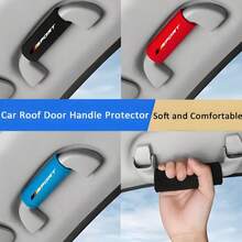 Car Plush Roof Door Handle Protective Cover Car Armrest Cover Car Door Handle Protector Suitable For All Models - A - View 6