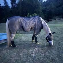 Breathable Mesh Horse Fly Sheet, UV Protection Anti-Insect Equine Turnout Blanket With Adjustable Buckles, Lightweight Summer Cooling Horse Cover For Grazing Riding Stable - View 7