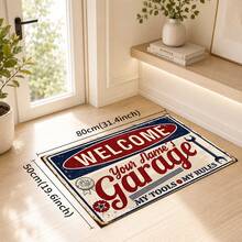 1pc Illustration Pattern Door Mat Kitchen Drain Mat Polyester Non-Slip Absorbent Quick-Dry Floor Mat Kitchen Sink Countertop Mat Home Living Room Bedroom Bathroom Decorative Mat Pet Mat Holiday Home Gift - Multicolor - View 9