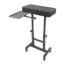 Black Free Standing Adjustable Height Armrest Stand With Tray For Tattooing - Default - View 9