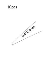 Steel Wire Flexible Durable Collapsible Big Eye Embroidery Beading Needles Easy Threading Sewing Needles Open End For Any Thread Size Jewelry Making 10cm/4in(Folded Length) 10 Pcs - View 13