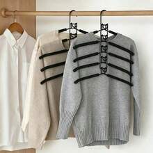 5-Tier Clothes Rack With Anti-Slip Foam Padding, Detachable, Space-Saving, Suitable For Hanging Shirts, Pants, Skirts, Sweaters And Coats, Ideal For Home Or Rental Use - Multicolor - View 3
