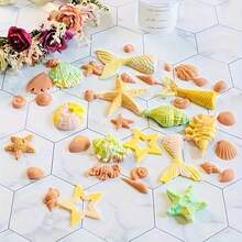 4 件海洋生物形状硅胶模具，适合 DIY - 彩色 - 查看 3