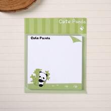 1pc Cute Cartoon Panda Pattern Sticky Notes, Writable Self-Adhesive Mini Notepad, Portable Memo Paper Suitable For School, Office, Home, DIY Scrapbook Diary To-Do List Page Marking, Cute Gift For Panda Lovers And Students - one-size - View 19